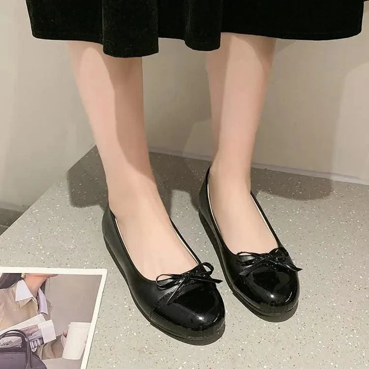 Non-slip Bowknot Comfortable Flat Ballerina Shoes for Women