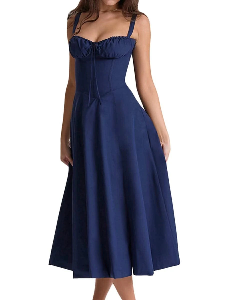 Elegant Summer Dresses for Women Sleeveless Bandage Party A-line Dress for Evening Party Beach Vestidos