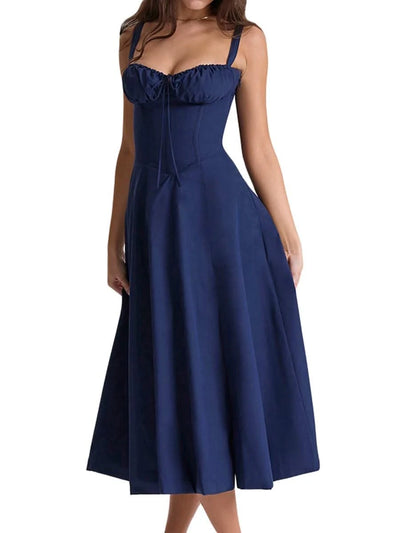 Elegant Summer Dresses for Women Sleeveless Bandage Party A-line Dress for Evening Party Beach Vestidos