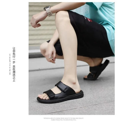 Genuine Mens Slipper Man Luxury 2024 Comfortable Man Sandal Super Copy Shoes for Men 2024 Summer Shoes Sale Summer Men's Sandals
