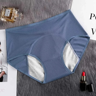 Women Physiological Panties Period Menstrual Underwear Leak Proof with Breathable Hole Lingerie Plus Size L-6XL