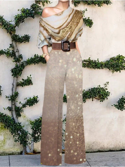 Women Jumpsuits New In Spring Autumn Female Chic Elegant Office Lady Wide Leg Pants Bodysuits Jump Suits for Women One Pieces