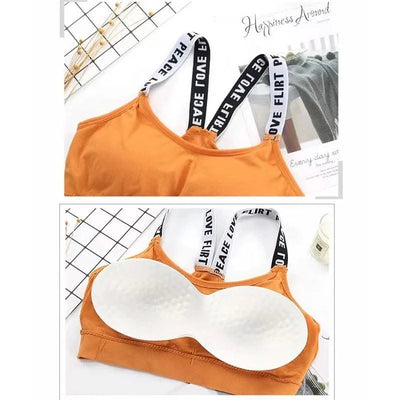 Women Sexy Sports Bra Tops For Gym Top Fitness Yoga Pad Sportswear