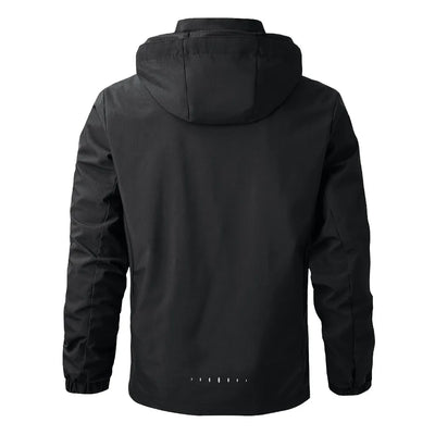 Men's Waterproof Rain Jacket Lightweight Outer Hooded Outdoor Raincoat Hiking Windproof Jacket Climbing Outdoor Jackets