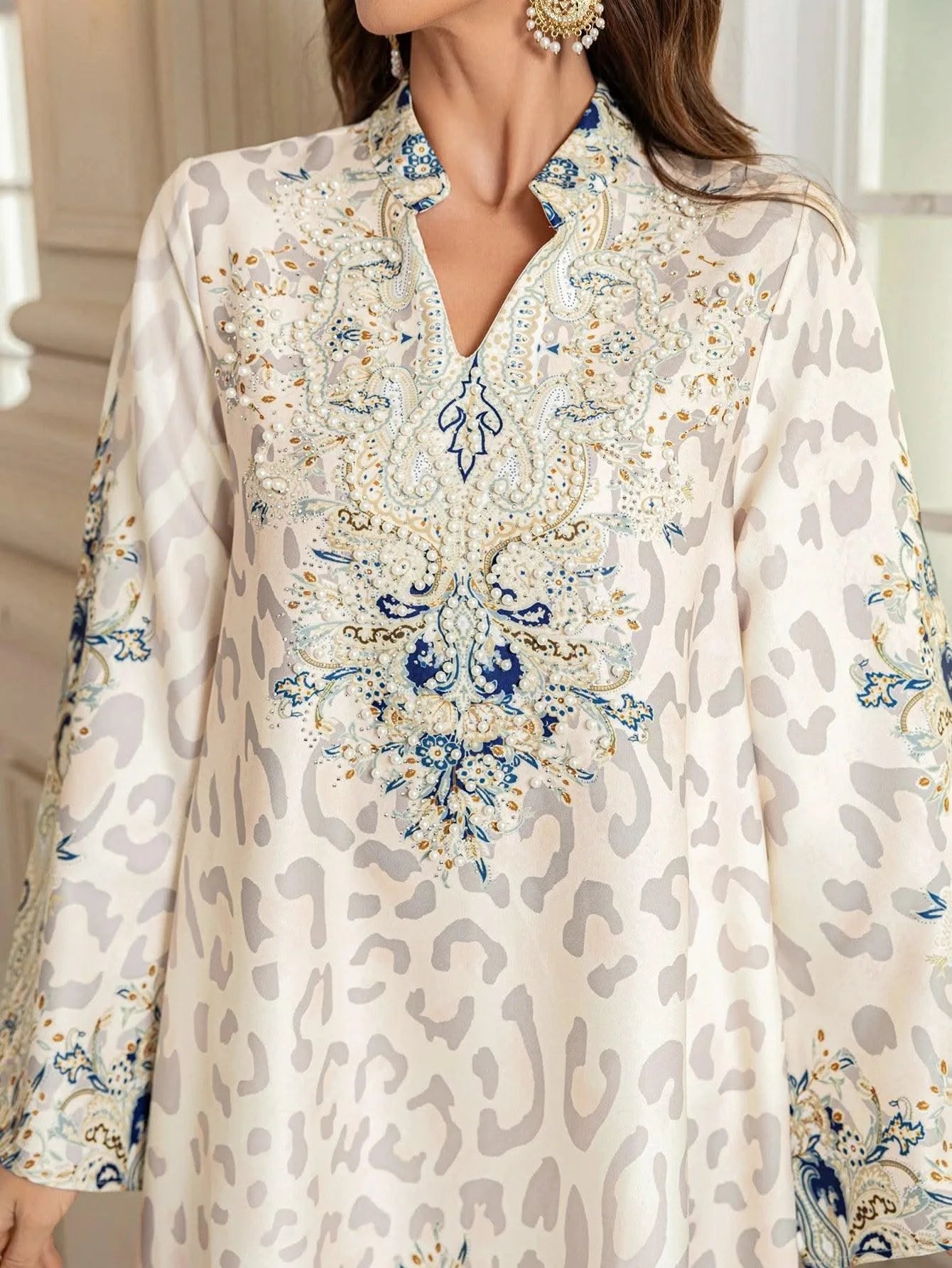 Summer Party Dress for Women Abaya Leopard Print Vestidos Largos 2025 Eid Muslim Caftan Robe Jalabiya Ramadan Morocco Kaftan