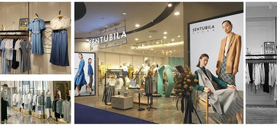 SENTUBILA Two Piece Skirt Sets Women Outfits 2025 Spring Office Ladies V Neck Grey Blazer Jackets Straight Slit Skirt 143Z56241
