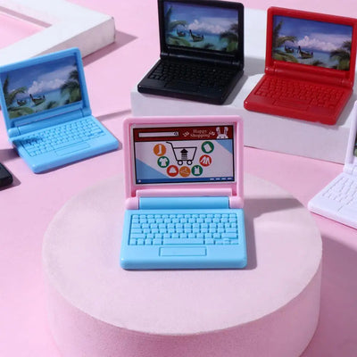 Decor DIY Accessories Doll House Decoration Crafts Dollhouse Miniature Dollhouse Furniture Simulation Laptop Dollhouse Computer