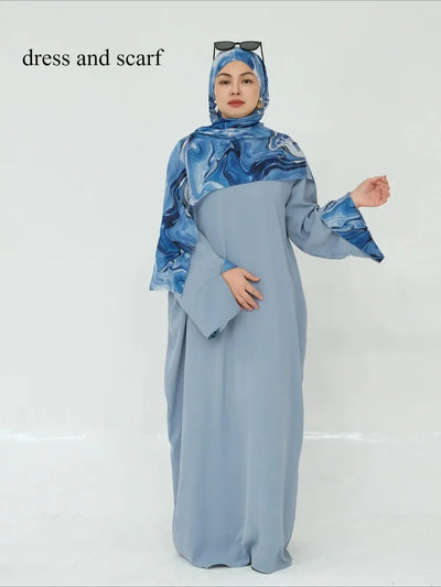 Muslim Maxi Dresses for Women Abaya Jalabiya Split Sleeve Eid Ramadan Morocco Dubai Kaftan Islam Vestidos Arab Long Robe 2025