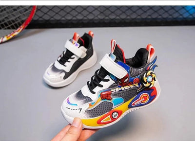 Boys' casual sports shoes | Lightweight and cushioned running shoes | 5-12 year old children's sports walking shoes | Shock abso