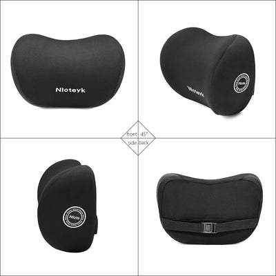 Memory Foam Car Neck Cushion Car Lumbar Support For Car Supplies Universal Neck Pillow Waist Cushion Car Seat Car Accessories