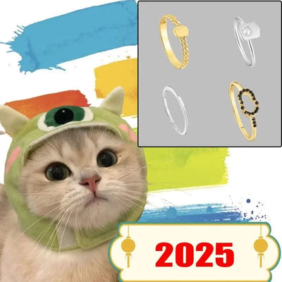 2025 New Fashion Cat Accessories for High-end Spanish, Fashion Pet Gifts, Holiday Party Gifts, Quality Products Cat Toys - Elanique