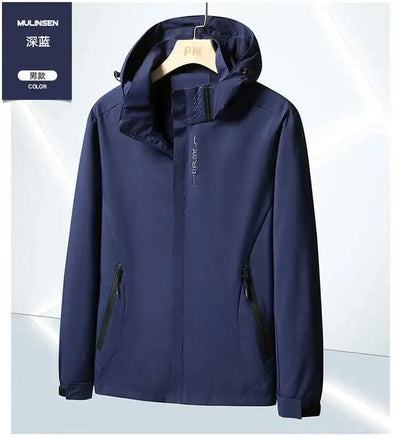 Waterproof Windbreaker Jackets For Women Men Camping Climbing Outdoor Hiking Coats Spring Autumn Unisex Outerwear