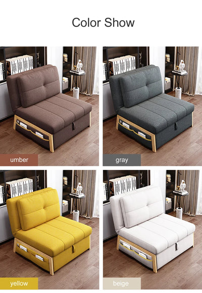 Single Sofa Bed Foldable Furniture Sofa Cama Fabric Living Room Sofa Cum Bed