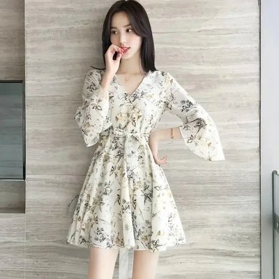 Woman Dress Ruffle Dresses for Women Beach C Flower Soft Floral X High Quality Luxury Sensual Sexy Fashion Summer 2024 Elegant G