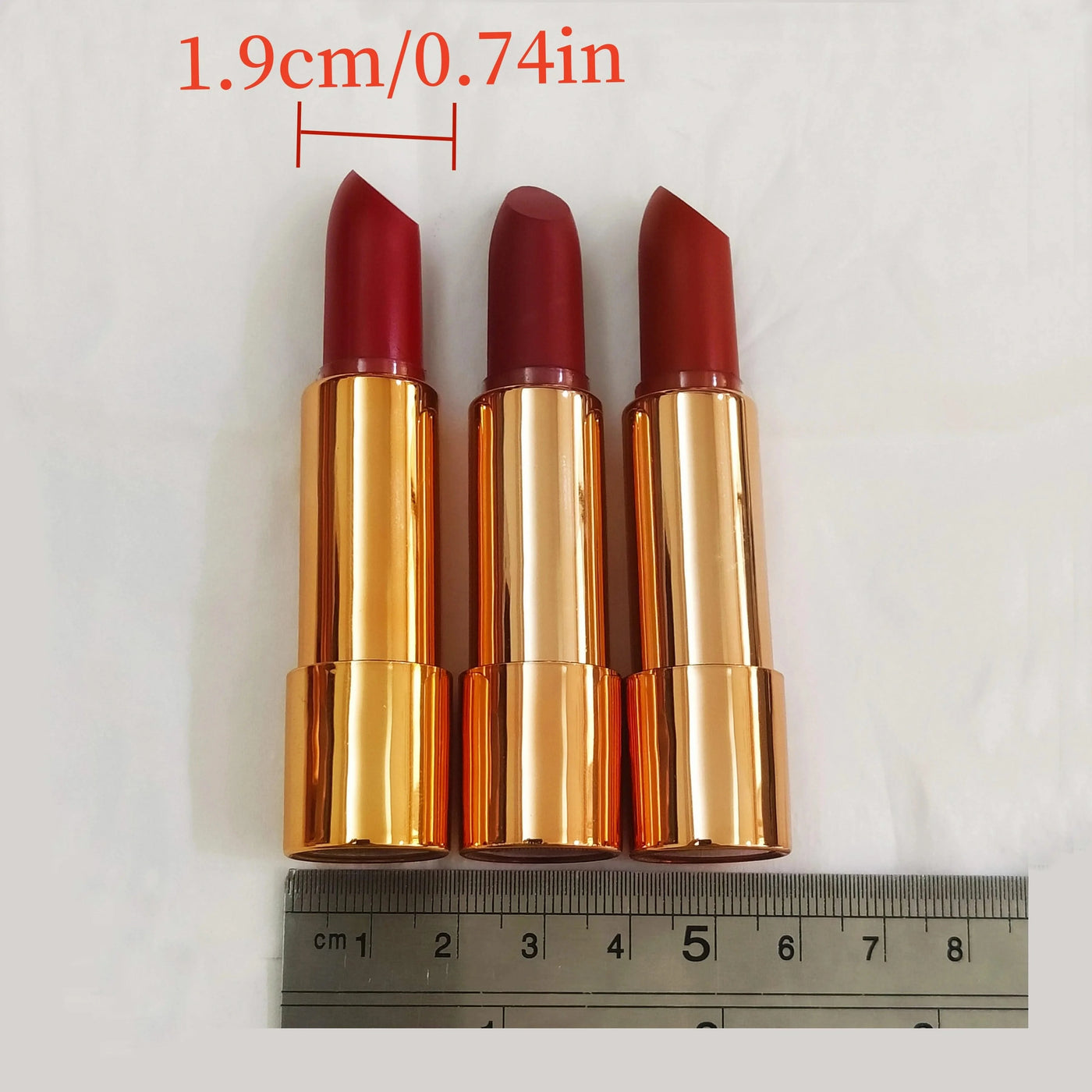 Waterproof Non-Stick Long Lasting Red Matte Lipstick Set 3 Colours