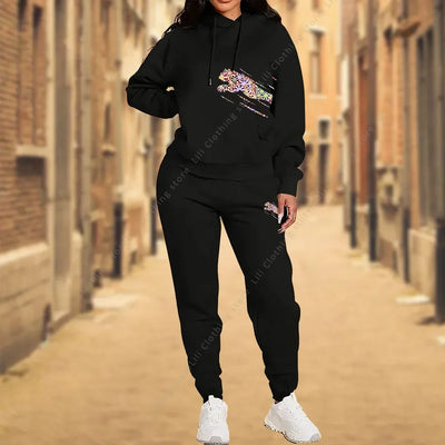 Women TrackSuit Aesthetic Designer Clothes Autumn Winter High quality Hoodies Sweatshirts Sweatpants Sportwear Woman Pants Sets