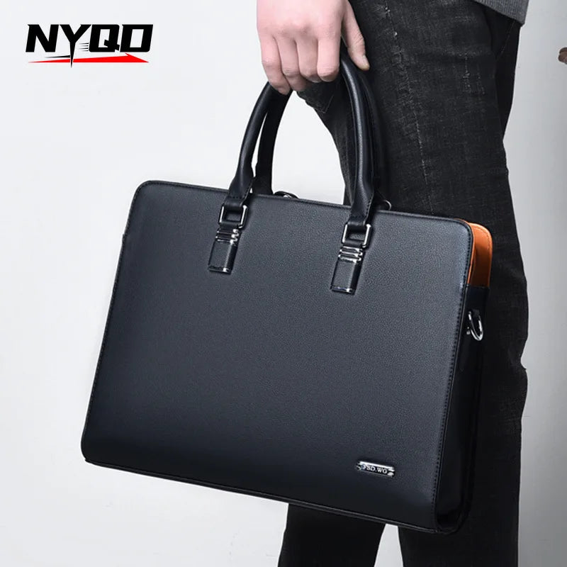 Men Business Briefcase for Husband Shoulder Bag MaLE Laptop Briefcases Bags Large Capacity Men's Handbag Bolso Grande Mujer