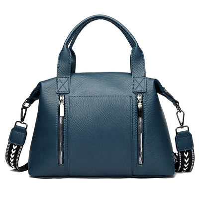 Women's Handbag Trend Designer Female Leather Multi-Pocket Shoulder Bag Luxury Brand Large Capacity Ladies Shopping Bag