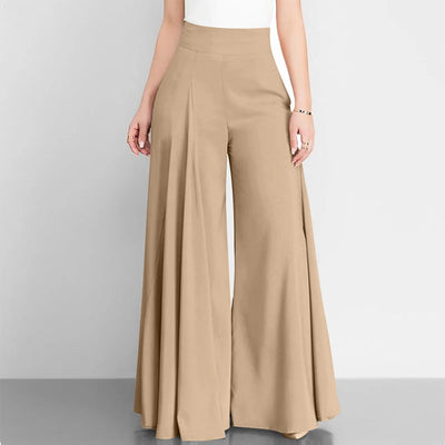 Fashion High Waist Wide Leg Pants For Women Elegant Casual Office Solid Loose Long Pant New Spring Autumn Womens Clothing
