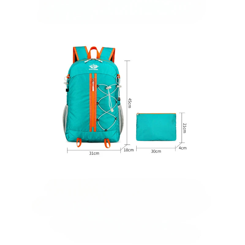 Men's Mountain Riding Backpack Ultra-light Multi-functional Leisure Foldable Backpack Large Capacity Travel Bag