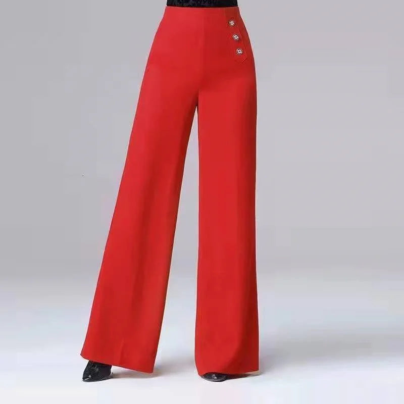 Women Wide Leg Pants 2023 Spring Summer Solid High Waist Long Casual Pants Korean Loose Dance Female Trousers Women's Clothing