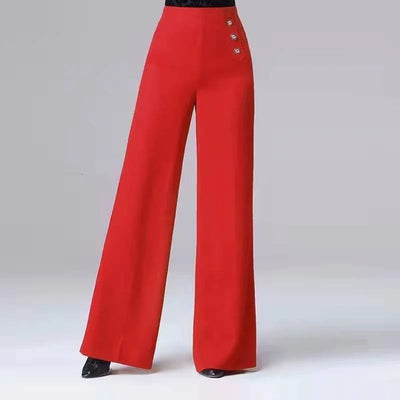 Women Wide Leg Pants 2023 Spring Summer Solid High Waist Long Casual Pants Korean Loose Dance Female Trousers Women's Clothing