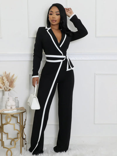 Solid Color Women Jumpsuits For Summer Spring long Sleeve Loose Fashion Streetwear Overalls Wide Leg Pants Trousers 2025