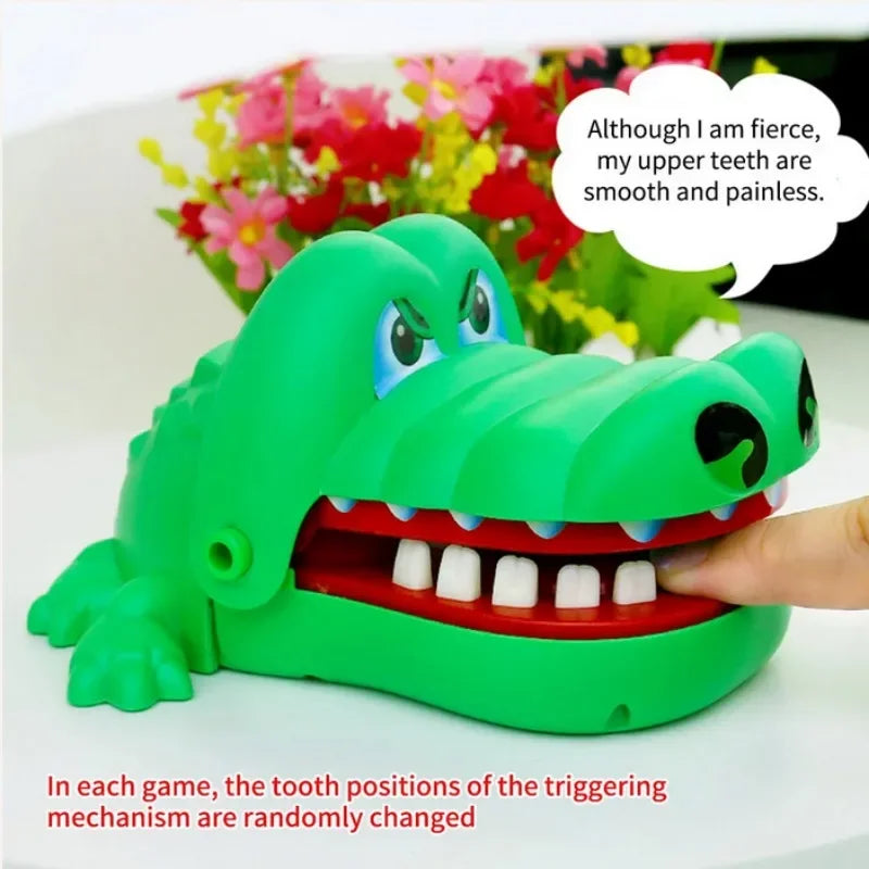 Fun Crocodile Teeth Bite Finger Children Games To Stress Press New Strange Creative Children's Holiday Gift