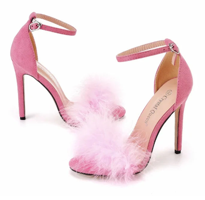 XIHAHA Fashion Sandals Women's Shoes Summer High Heels Stiletto Elegant Party Sexy Designer Woman Fish Mouth Sandals Dance Shoes