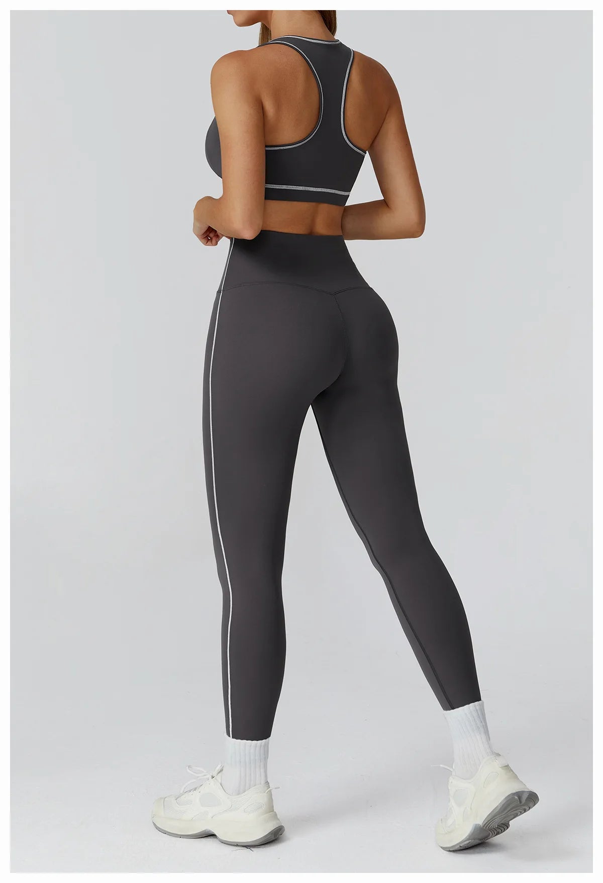Yoga Bra Women Breathable Sports Bra Anti-Sweat Fitness Shockproof Crop Top Push Up Gym High Strength Workout Underwear