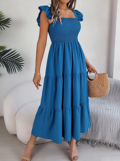 Women's Maxi Dress Fashionable Elegant Summer Rose Red Lace Up Long Dresses Sexy Party Evening Dress Ro Abendkleider Vestidos