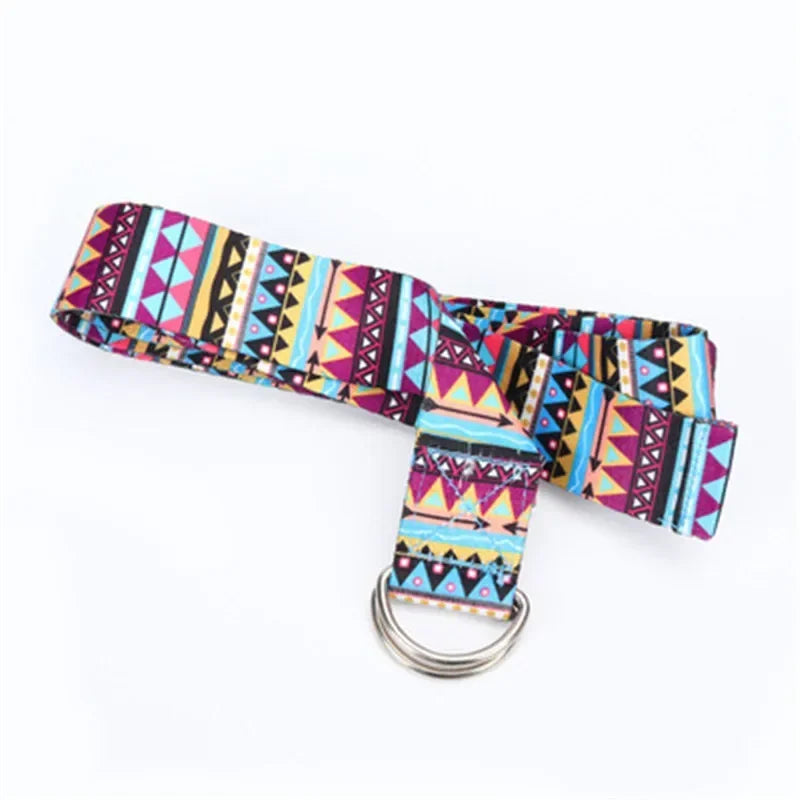 Multi-Colors Women Yoga Stretching Belt Fitness Men And Women Sports Accessories Resistance Hip Elastic Band