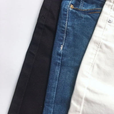 High waist women jeans Slim wild casual Flare Jeans pants Three colors available