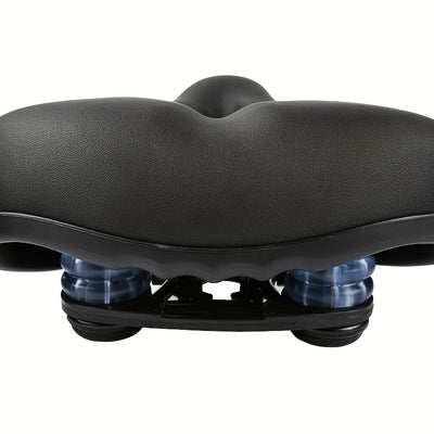ZHIQIUComfortable Bike Saddles Extra Wide and Thick Bicycle Seat Integrated Molding Anti-Rain