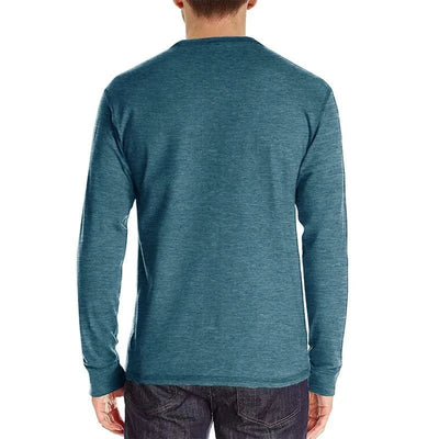 Men's Fashion Casual O Neck Long Sleeve Tops |T-Shirts| Gym | Soccer | Tees | Streetwear | Men & Teenager's Clothing