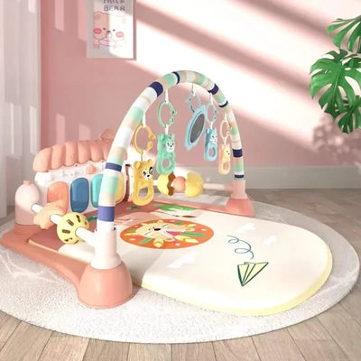 Baby Toys Musical Play Mats Piano Gym Newborn Toys Tummy Time Mat Baby Teether & Padded For Toddlers Early Learning Education