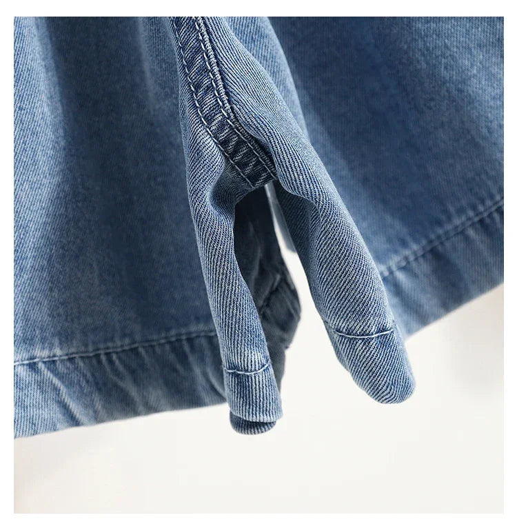 Plus Size Denim Shorts For Women 2024 Summer New Arrivals High Elastic Waist Soft Tencel Loose Blue Jeans Shorts Female Hot Sale