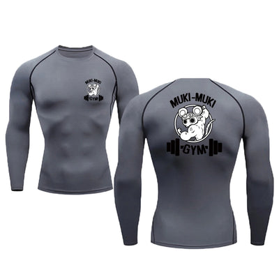 Athletic Compression Shirts For Men Gym Sports Rash Guards Workout Fitness Base Layer Undershirts Quick Dry Tees Tshirt Tops