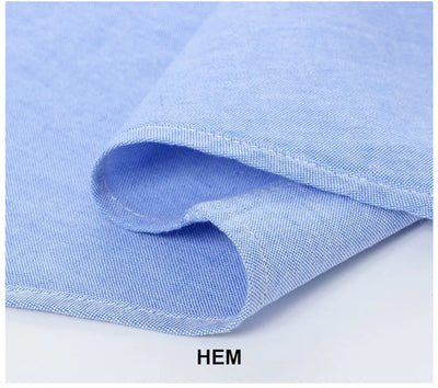 Oversized 5XL 6XL Oxford Shirts For Men 100% Cotton Short Sleeve Summer Leisure Striped Office Social Formal Blue Man Clothing