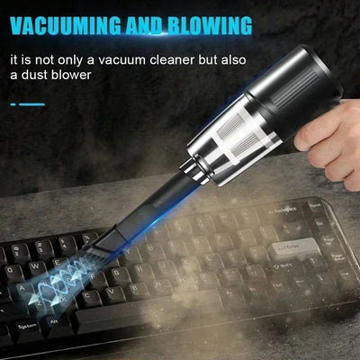 Portable Wireless Car Vacuum – Compact High-Suction Handheld with Blower Function for Easy Car & Small Space Cleaning
