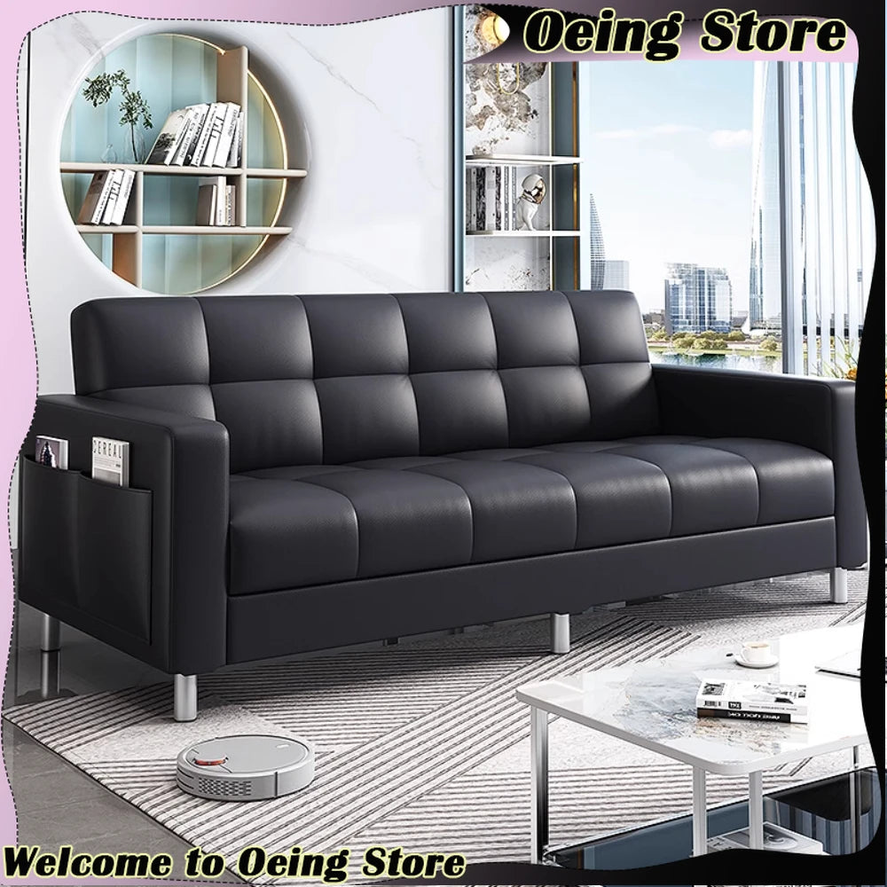 Black Living Room Sofa Bed Foldable Sectional Corner Modern Sofa Designer Elegant Muebles Para Habitacion Home Furniture