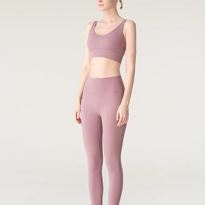 2 Piece Yoga Clothes Women's Tracksuit Athletic Wear Pilates Fitness Yoga Set Tight-fitting Running Underwear Fitness Suit👚👚