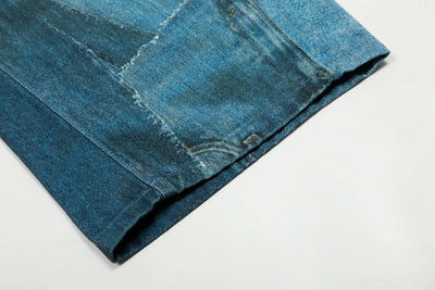 G6676# Blue Men Women Jeans Fashion Vintage Streetwear Y2K Wide Leg Jean Trouser Baggy Denim Pants