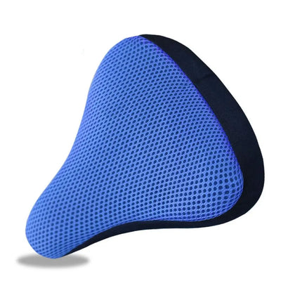 3D Soft Bicycle Saddle Cover Shockproof Anti Slip Breathable Saddles Cycling Silicone Comfortable Seats Bicycle Bike Accessories