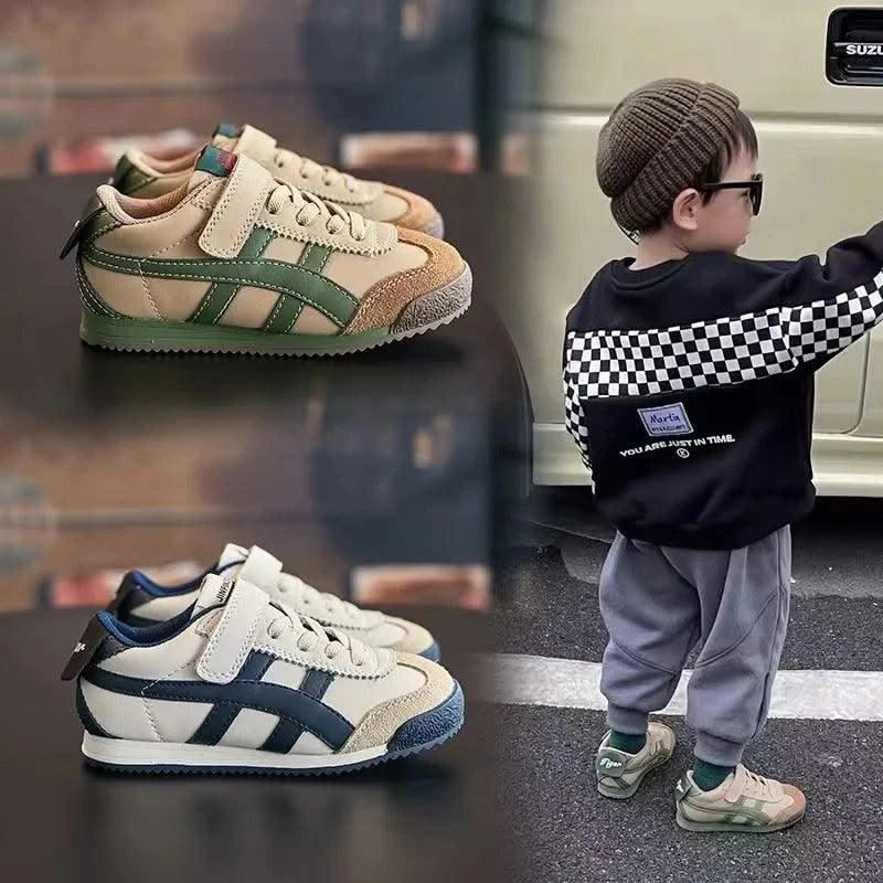 2025 new children's soft soled board shoes, anti slip sports shoes, lightweight running shoes, Forrest Gump shoes - Elanique