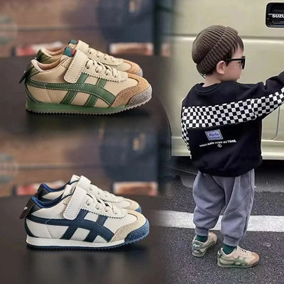 2025 new children's soft soled board shoes, anti slip sports shoes, lightweight running shoes, Forrest Gump shoes - Elanique