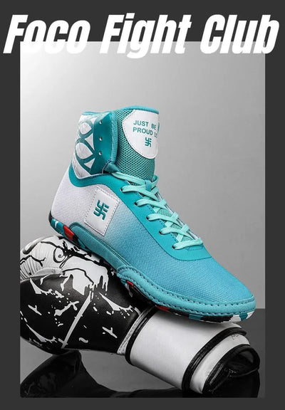2025 New Wrestling Shoes for Men Non Slip Breathable Boxing Sneakers Wrestling Training Shoes Wear-Resisting Combat Sneakers