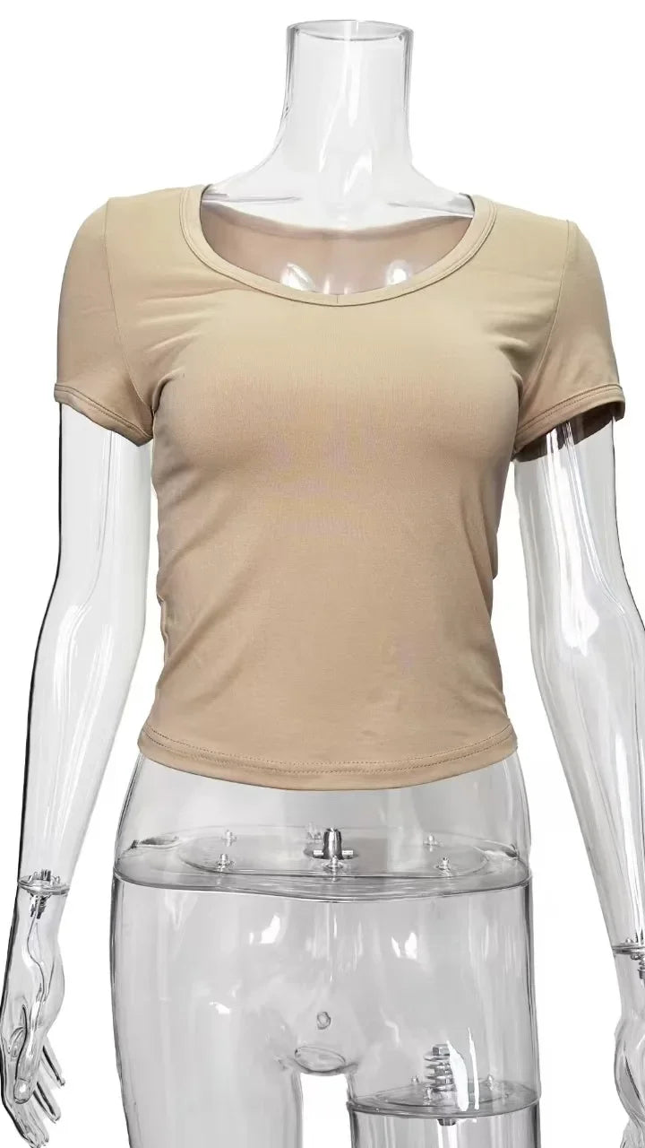 Women's T-shirt Top Summer Slim Fashion Short Sleeve Tshirt For Women Funny T Shirts Shirts Y2k Tops Camisetas De Manga Corta