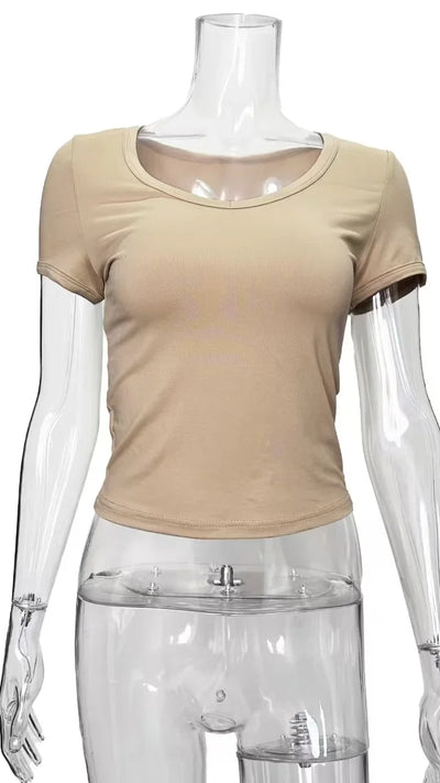 Women's T-shirt Top Summer Slim Fashion Short Sleeve Tshirt For Women Funny T Shirts Shirts Y2k Tops Camisetas De Manga Corta