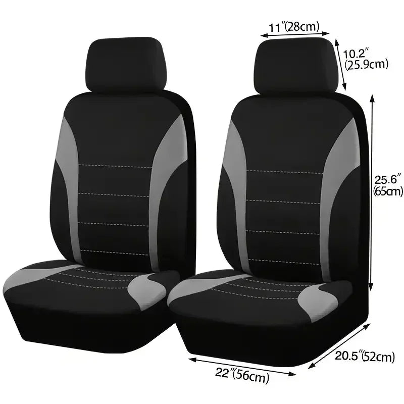 Seat Covers 9pcs Set Car Cushion Auto Accessories Seat Protect Five-Seat Universal Black Gray Blue Red